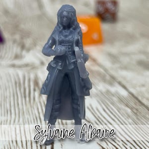 Sylvaine Albaire | Female | Human | Ranger | Archer | Tabletop Miniatures | Dungeons and Dragons 5e-