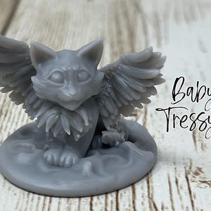 Baby Tressym | Male/Female | Monster | Familiar | Primed or Unprimed | Tabletop Miniatures | D&D Dungeons and Dragons 5e | TTRPG-