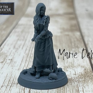 Marie Debois | Human | Prisoner | Female | Rise of the Necromancer | Tabletop Miniatures | Dungeons and Dragons 5e-