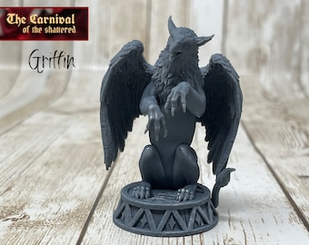 Griffin | Monster | Male/Female | Tabletop Miniatures | The Carnival of the Shattered | D&D Dungeons and Dragons 5e | Pathfinder-
