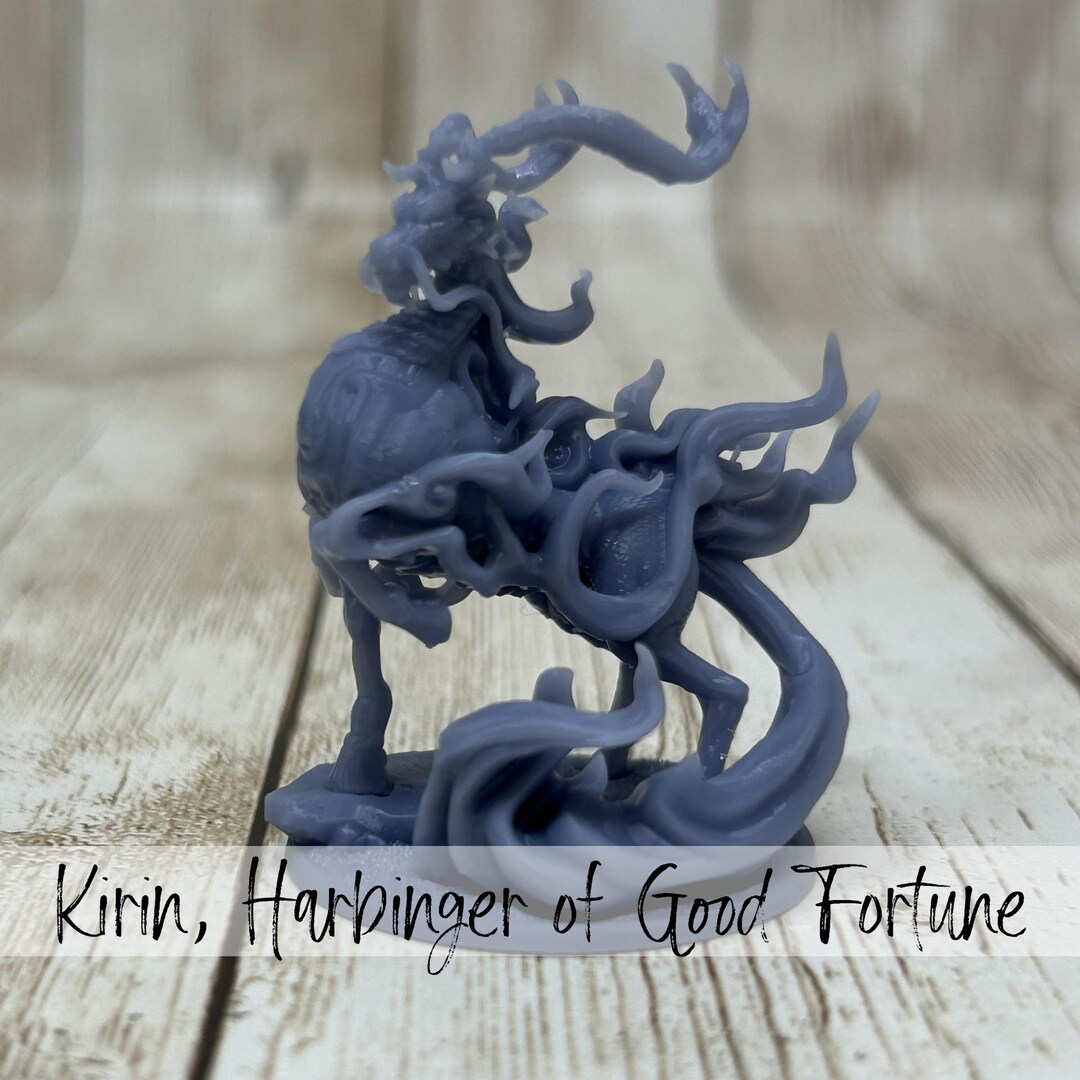 Kirin, Harbinger of Good Fortune Miniature: Japanese, D&D 5e ...