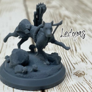 Ledogas, The Archer | Dog | Familiar | Ranger | Tabletop miniatures | D&D | Dungeons and Dragons 5e | Pathfinder-