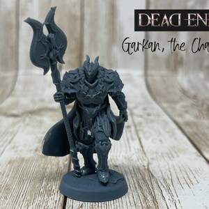 Garkan, the Champion | Gladiator | Fighter | Barbarian | Male | Primed or Unprimed | Tabletop Miniatures | Dead End | D&D | DND | 5e