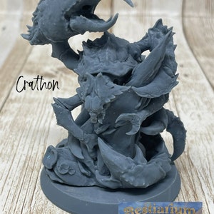 Crathon | Crab Monster | Giant | Bug | Primed or Unprimed | Tabletop Miniatures | Bestiarium of the Mad Scholar | D&D Dungeons and Dragons