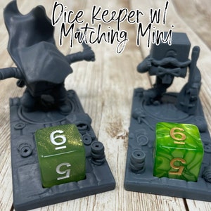 D6 Dice Keepers | Rouge | Bard | Tabletop Miniature | TTRPG | D&D Dungeons and Dragons 5E | Pathfinder-