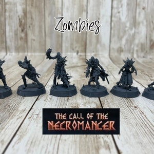 Blood Zombies | Monsters | Male and Female | Call of the Necromancer | D&D Dungeons and Dragons | Pathfinder-