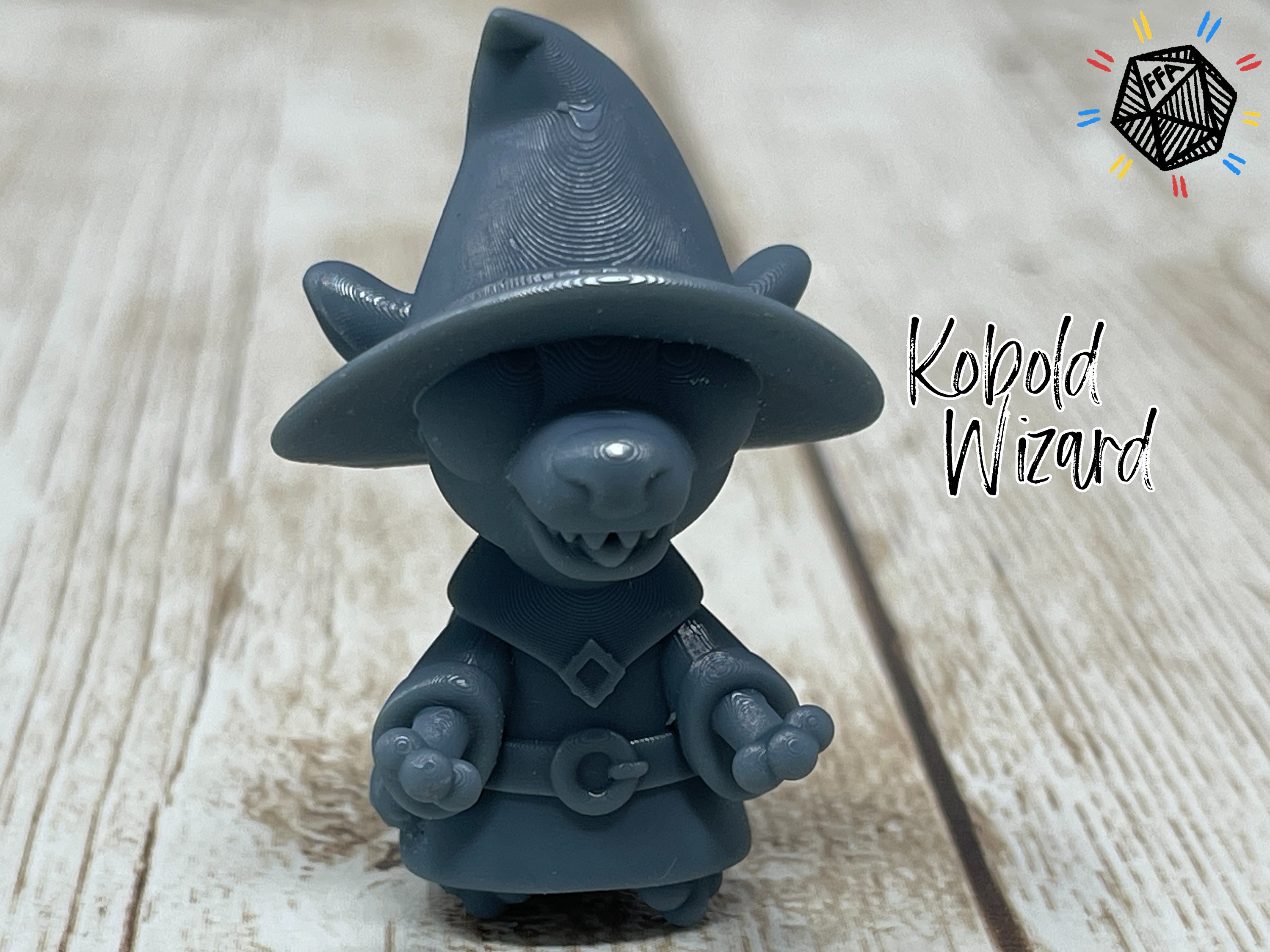 Wizard Kobold | Male or Female | Primed or Unprimed | Found Family Adventurecraft | Tabletop Miniatures | D&D | 5e | Sorcerer | Warlock-