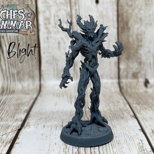 Vine Blight | Tree Ent | Monster | Male | Primed or Unprimed | Witches of Sommar | Tabletop miniatures | D&D | Dungeons and Dragons 5e
