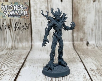 Vine Blight | Tree Ent | Monster | Male | Primed or Unprimed | Witches of Sommar | Tabletop miniatures | D&D | Dungeons and Dragons 5e