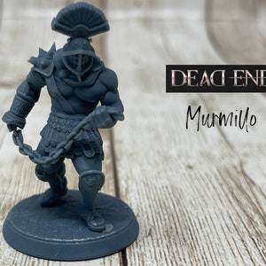 Murmillo | Gladiator | Fighter | Barbarian | Male | Tabletop Miniatures | Dead End | D&D Dungeons and Dragons 5e-