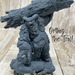 Orthos the Troll | Monster | Giant | Tabletop Miniatures | Goblin Invasion | D&D Dungeons and Dragons 5e-