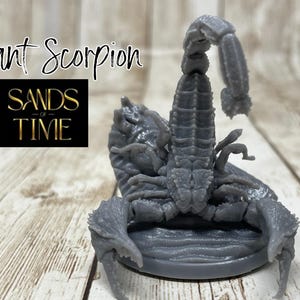 Giant Scorpion | Monster | Male/Female | Tabletop Miniatures | Sands of Time | D&D Dungeons and Dragons 5e-