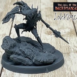 Lohkbach, The Conjurer | Lich | Monster | Male | Call of the Necromancer | D&D Dungeons and Dragons | Pathfinder-