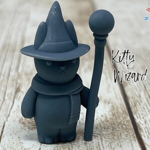 Kitty Wizard | Tabaxi | Male or Female | Found Family Adventurecraft | Tabletop miniatures | D&D | 5e-