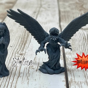 Statue Mimic | Monster | Trap | Angel | Tabletop Miniature | D&D Dungeons and Dragons | Pathfinder | TTRPG | RPG-