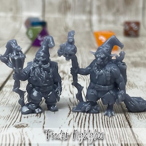Frodar Nightglow | Dwarf | Male | NPC | Regular & Enemy version | Primed or Unpromed | Tabletop Miniatures | Dungeons and Dragons 5e-