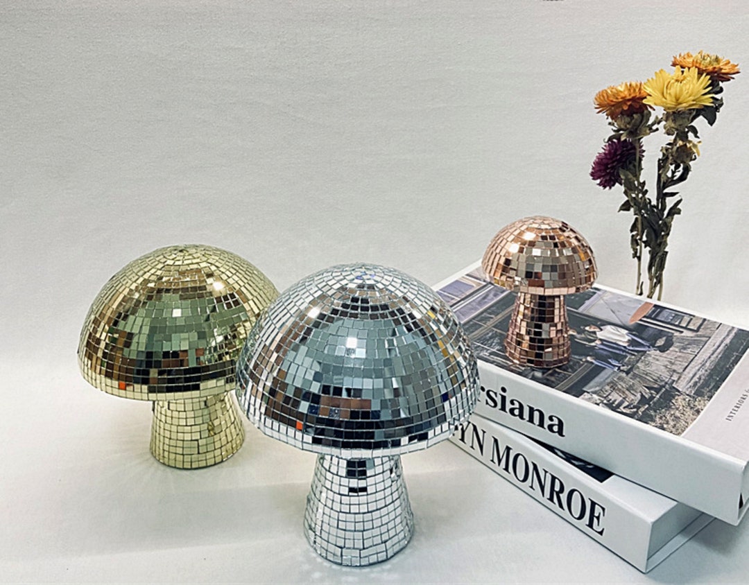 Mushrooms Decoration Ball Mirror Disco Ball Disco Mushrooms Etsy UK