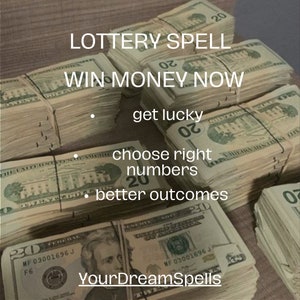 GEWINNEN SIE SPIELZAUBER, Geldzauber|Gewinn Sie Lotterie, Glückserfolgszauber, Werden Sie schnell reich, Wohlstand|Financial Spell, Win Slots YourDreamSpells