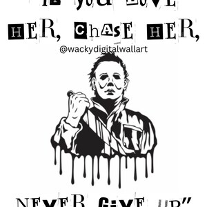 Michael Myers Digital Print Halloween