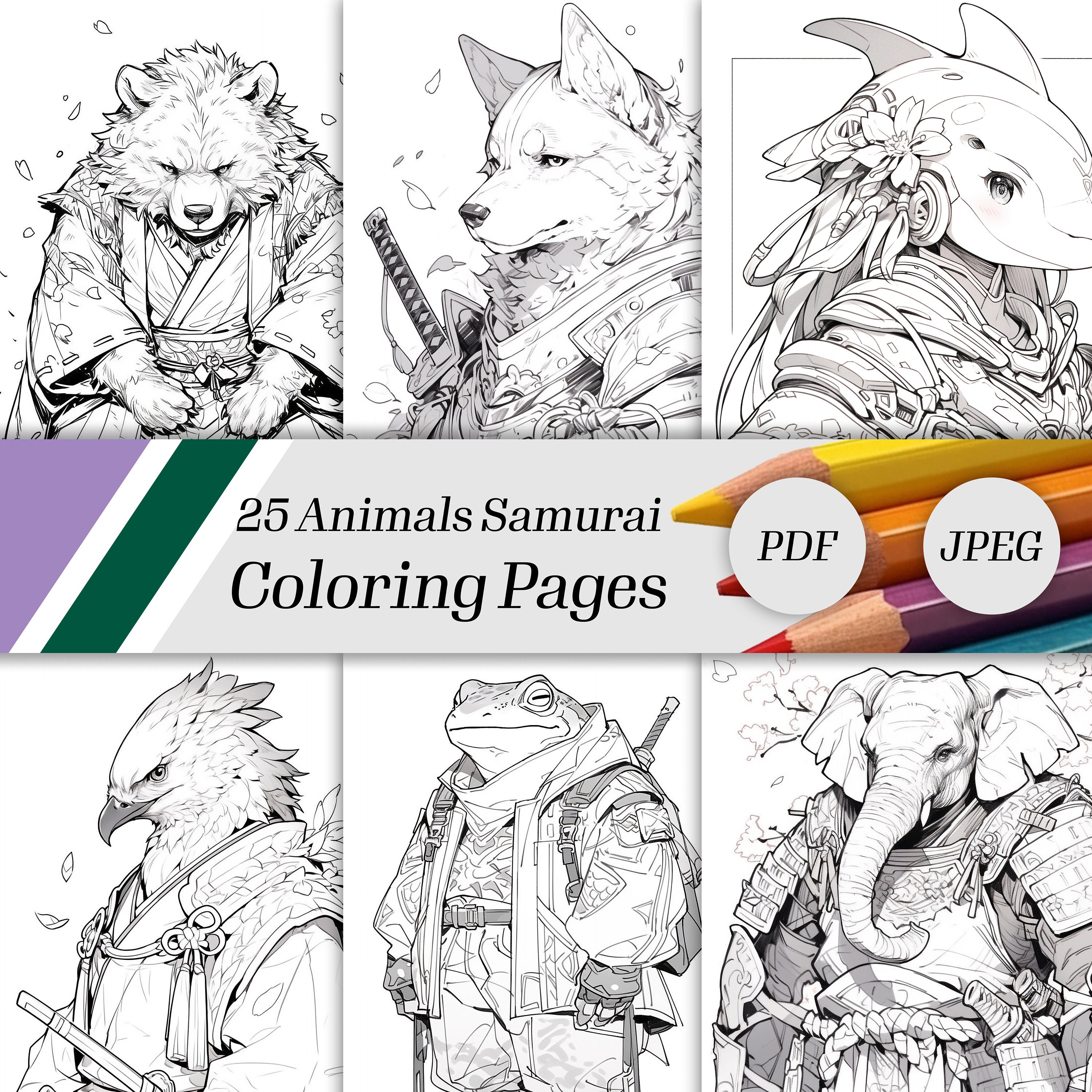 Hunter Anime Coloring Book for Adults & Teens in Romantic 