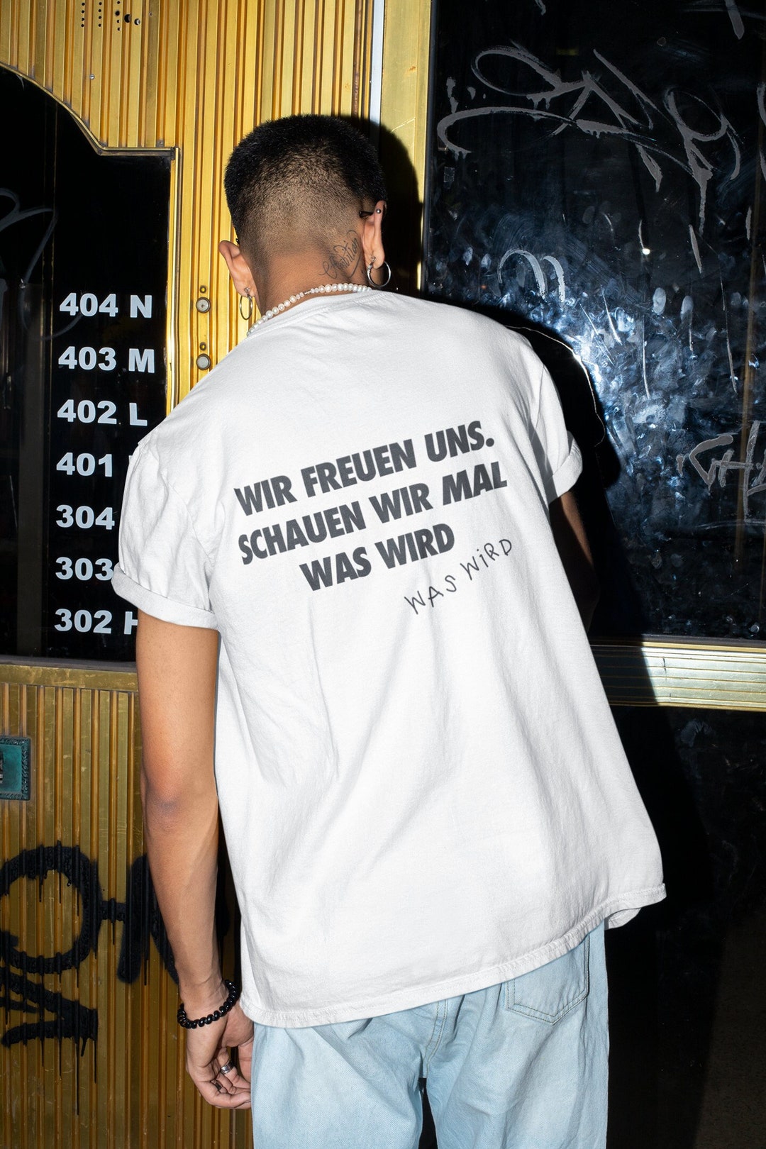 T Shirt Schauen wir mal was wird Lustiges T Shirt Deutsche Memes Geschenk Lustiges Geschenk