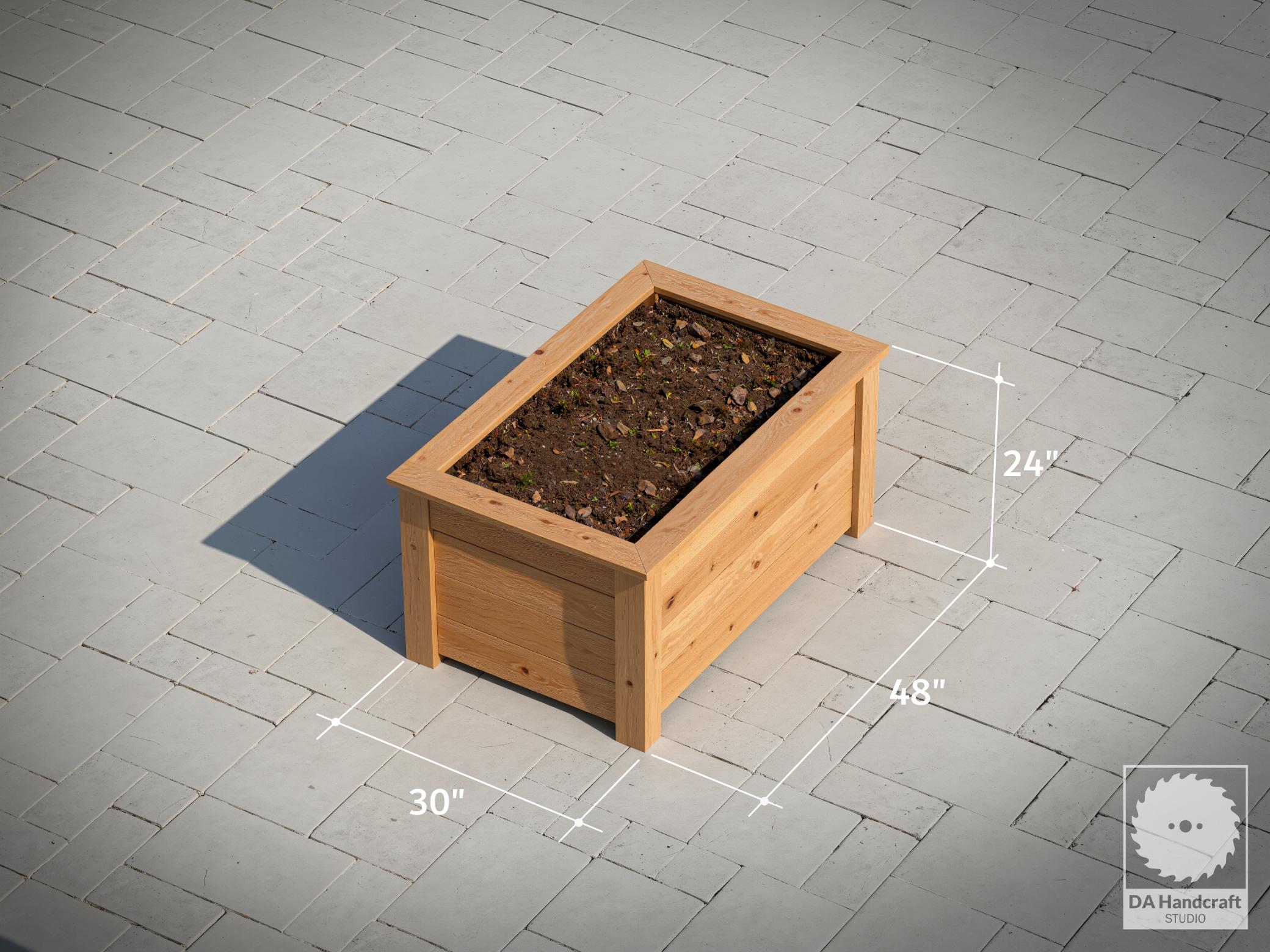 DIY Garden Planter Box Build Plans - Professional Woodworking Plans PDF ...