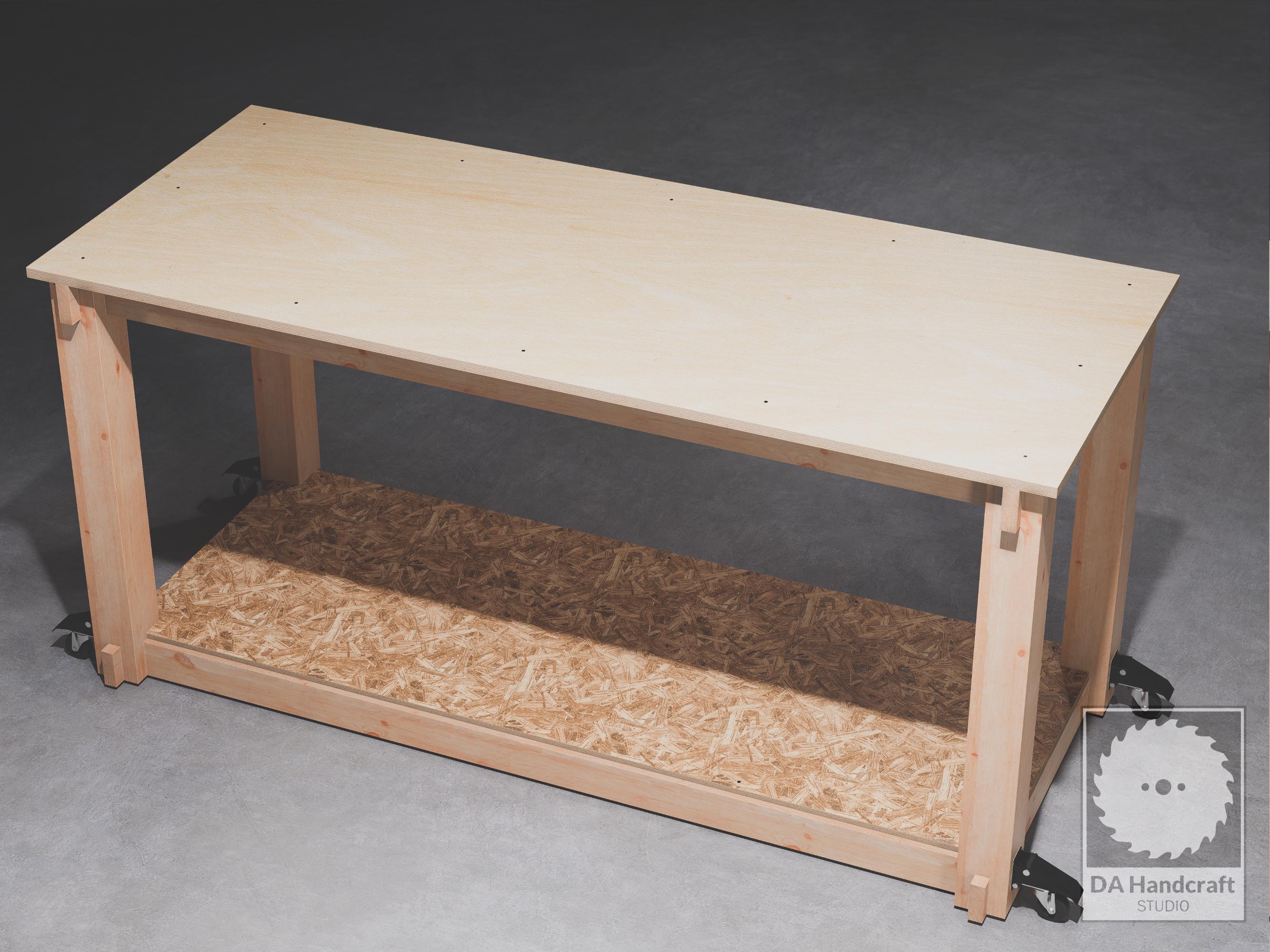DIY Workbench Table Build Plans - Professional Woodworking Plans PDF ...