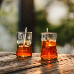 Aperol Spritz Glass - fun & sustainable - the perfect gift idea in a nice box - 1 piece WITHOUT glass straw image 4
