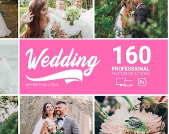 160 Wedding Photoshop Actions: Elegant Photo Editing (ATN)