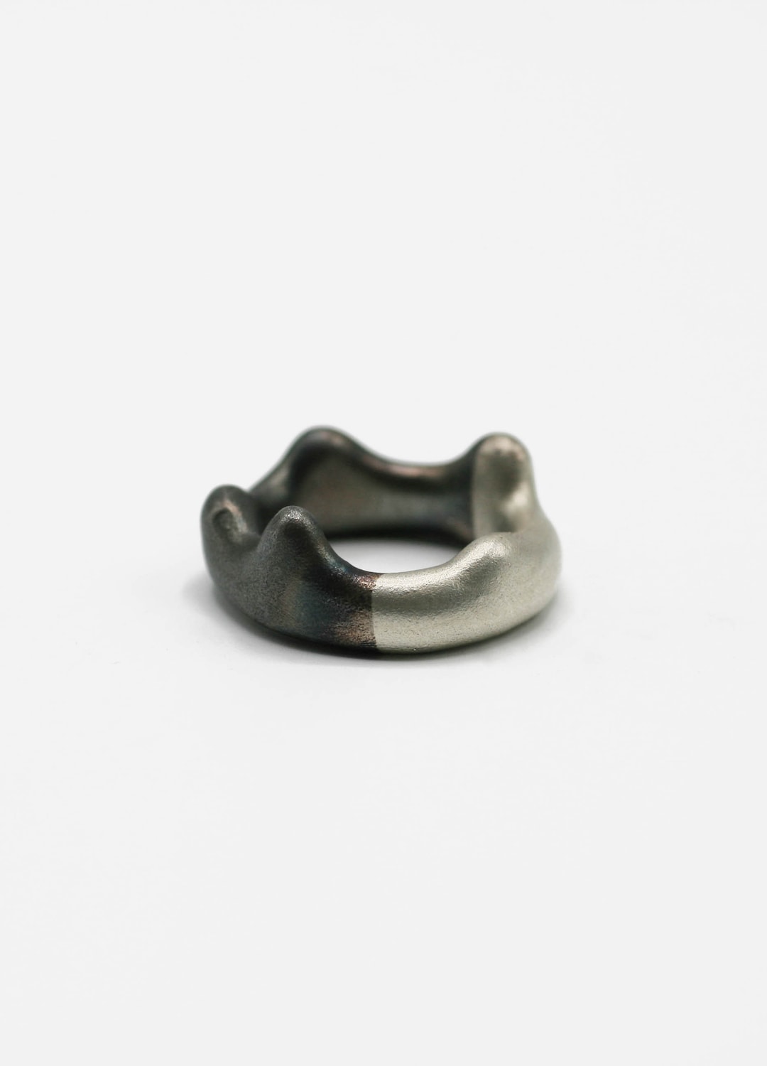 Water Effect Silver Ring - Etsy