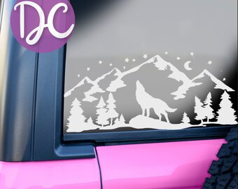 Maple Leaf Sticker Vinyl Decal - Canada Tree Fall Car Window Bumper Laptop Decor