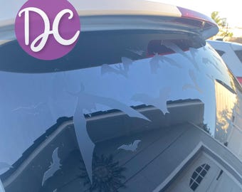 Bats Car Decal: Windshield Banner Vinyl Sticker