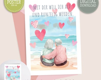 Love card, love greeting, Valentine's card, love card Valentine's Day greeting, Valentine's Day greetings, love postcard, free poster, instant download