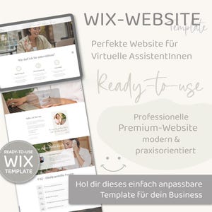 Wix website template perfect for Virtual Assistants & Service Providers - Create your own website Ready-to-use website template image 5