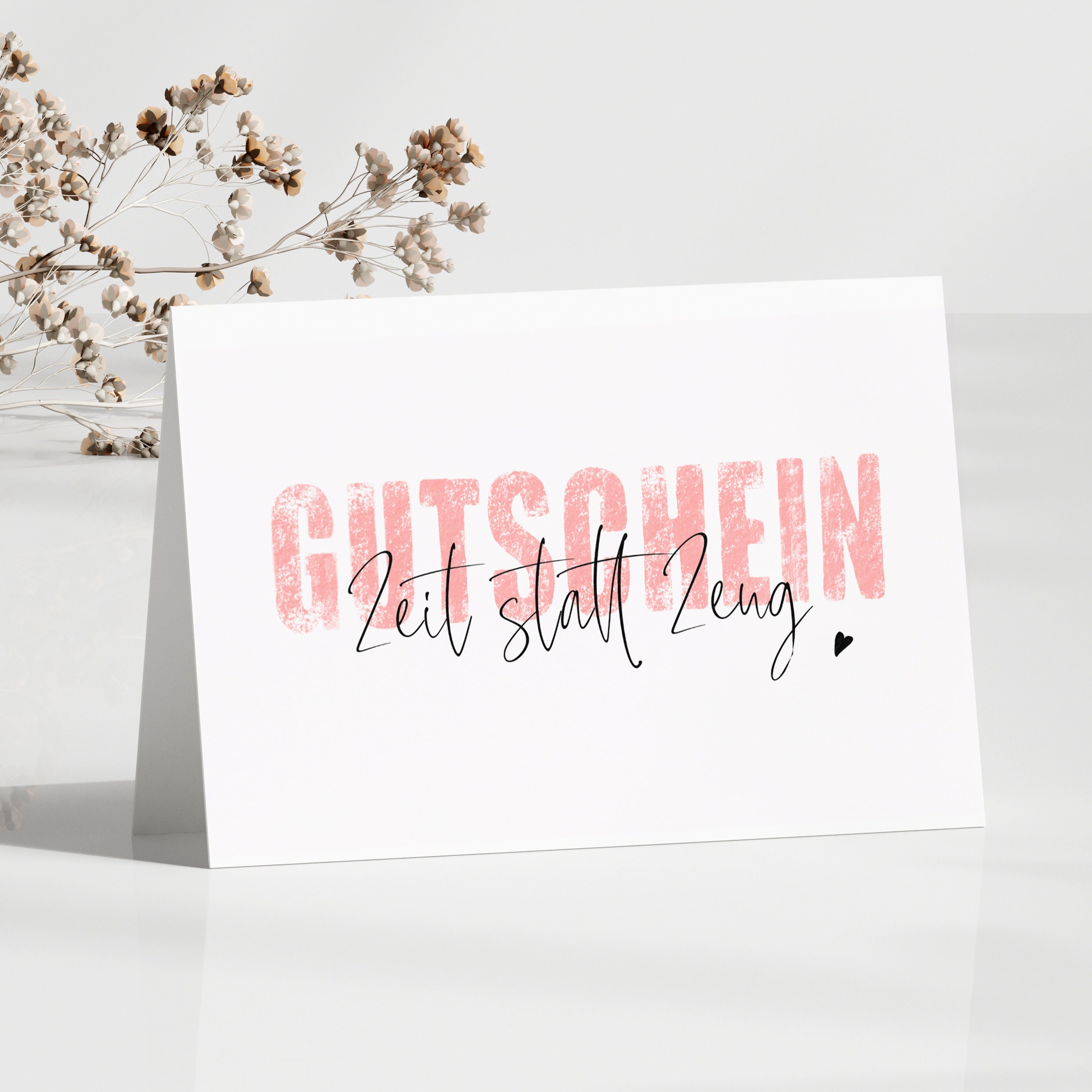 vorlagen gutschein zeit schenken text