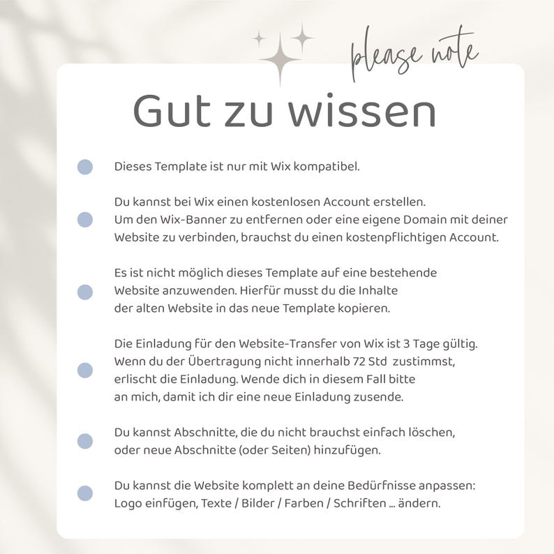 Wix website template perfect for Virtual Assistants & Service Providers - Create your own website Ready-to-use website template image 7