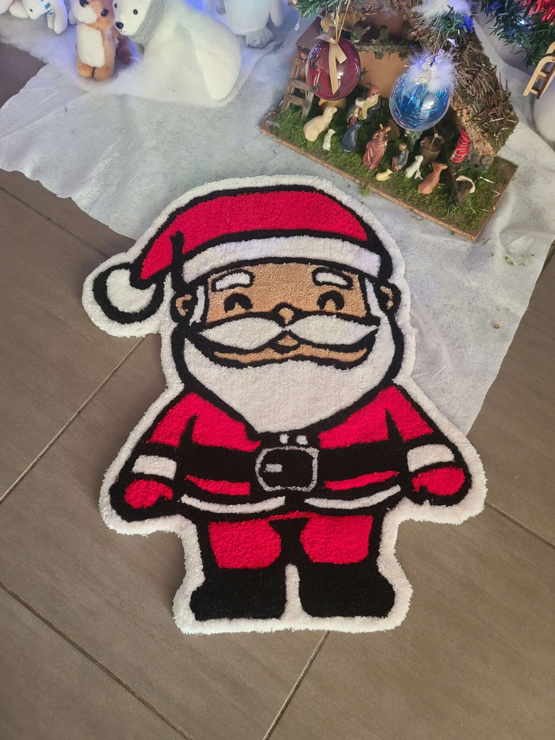Santa Claus Rug - Etsy