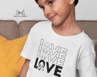 Jésus vous aime, Vêtements pour enfants, chemise Jésus, chemise religieuse, cadeau chrétien, t-shirt chrétien, chemises religieuses, chemise spirituelle, t-shirt graphique