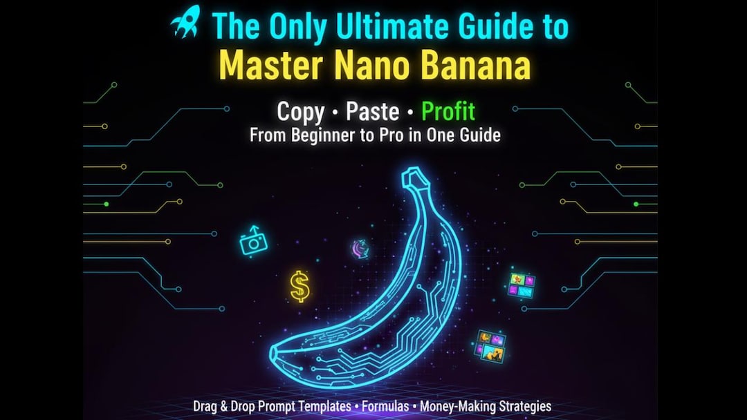 The Complete Nano Banana Prompt Guide - Etsy