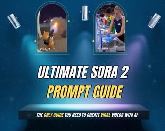 Ultimate Sora 2 Prompt Guide | Master Prompt Template + Viral Video Prompts