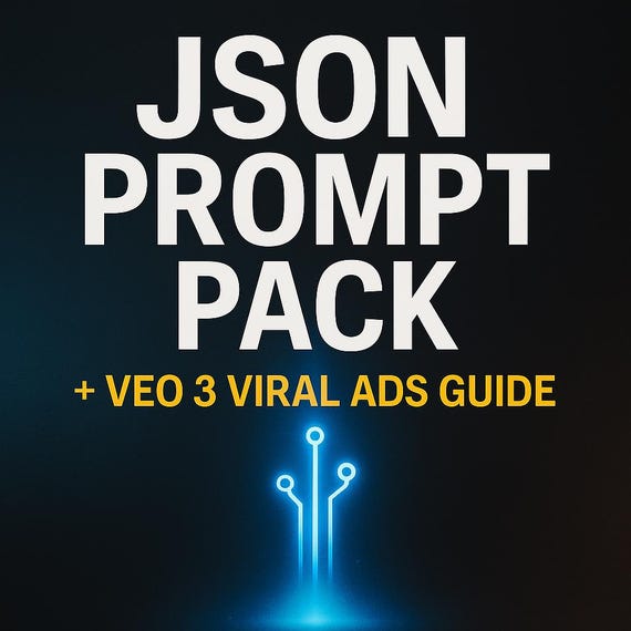 JSON Prompt Pack for Google VEO 3 (Viral Product Ads)