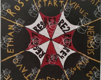 Hand painted Resident Evil art