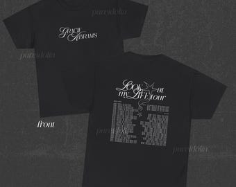 Gracie Abrams Look at My Life Tour T-Shirt | Vintage Script & Faded Back Print