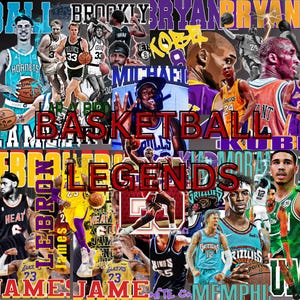Basketball Hall of Famers,T-Shirt Design Bundle,PNG Designs,DTG,DTF, Sublimation,Tee and Trending Designs,Summer Wear, Screen Printing