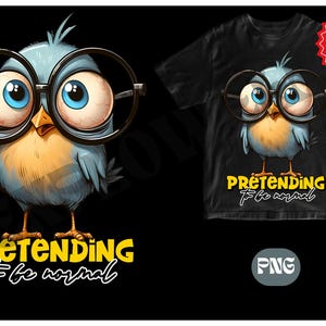 Animales lindos y sarcásticos PNG / Clipart de animales divertidos / Descarga digital / Ilustración atrevida / Fondo transparente