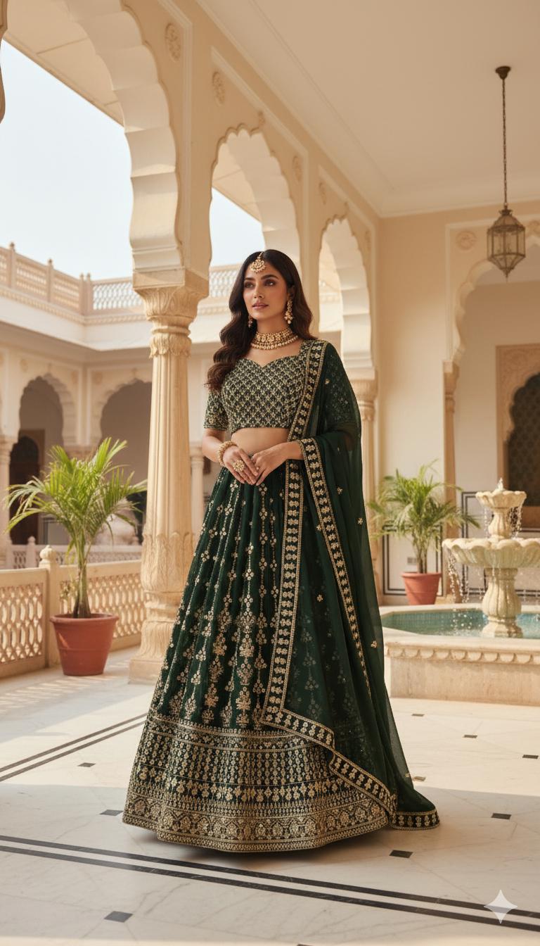 Indian Dress Dark Green - Etsy