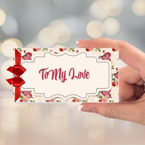 Printable Love Coupons: Romantic Gift Book (PDF Download)