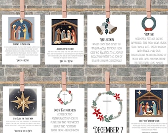 Nativity Advent Calendar: Christmas Story Cards (Printable)