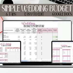 Wedding Budget Spreadsheet, Wedding Planner Google Sheets, Wedding Checklist, Wedding Planning Checklist, Wedding Planning Spreadsheet