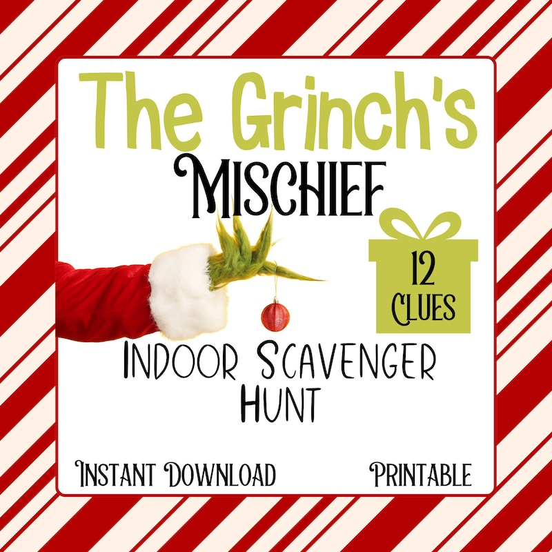 Christmas Grinch Hunt - Etsy